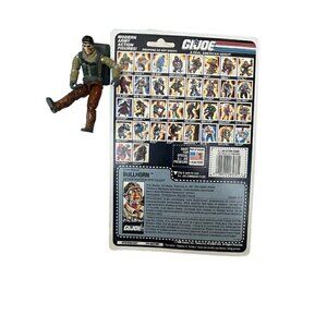 Hasbro G.I. Joe Bullhorn Intervention Specialist and Card Pre-owned